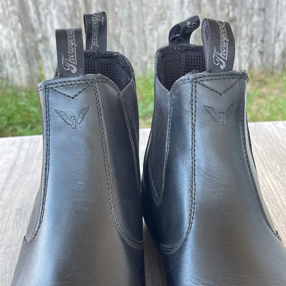 Thorogood Chelsea Work Boots Men‎ 10M Black 804-6134 Composite Safety Toe EH 6